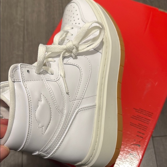 Nike White Leather High-Tops - Picture 4 of 5